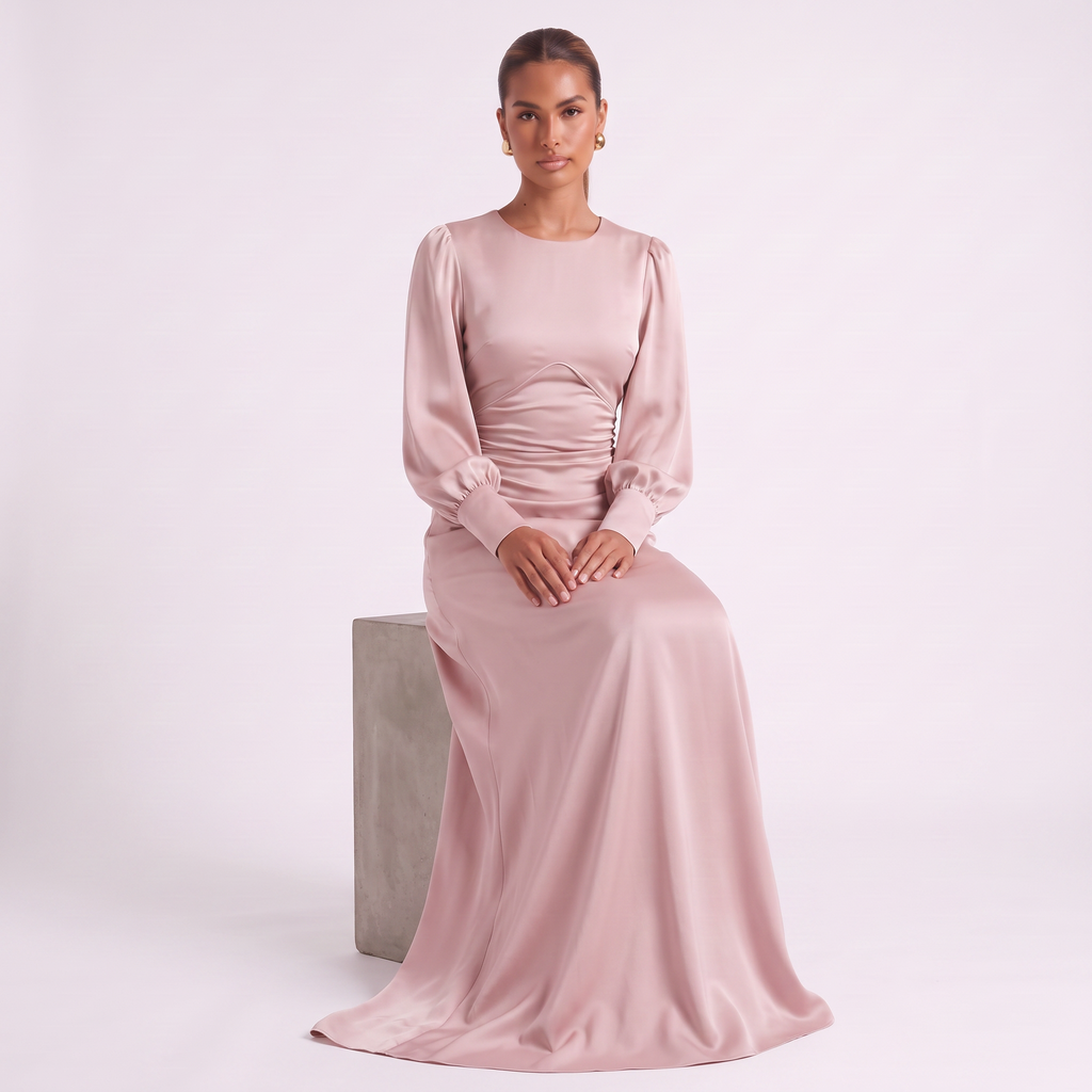 Pink seated